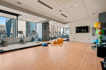 Fitness studio at 365 nicollet, minneapolis, mn 55401
